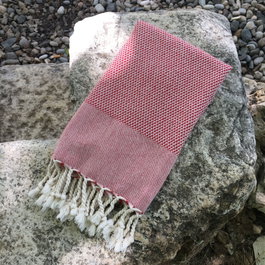 Mijölnir Toalla de playa Fouta Retro - Rojo (60 x 110)